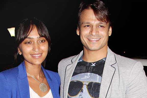 Vivek  Oberoi and his better half Priyanka Alva Oberoi