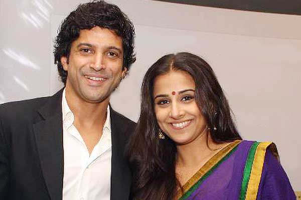 Farhan Akhtar and Vidya Balan