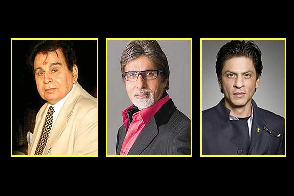 Dilip Kumar, Amitabh Bachchan and Shah Rukh Khan