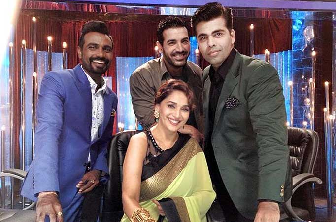 John Abraham on the sets of Jhalak Dikhhla Jaa season 6