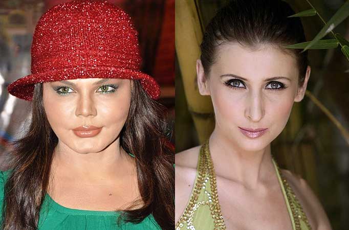 Rakhi Sawant and Claudia Ciesla