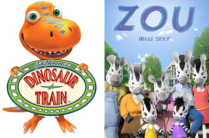 Dinosaur Train and Zou 