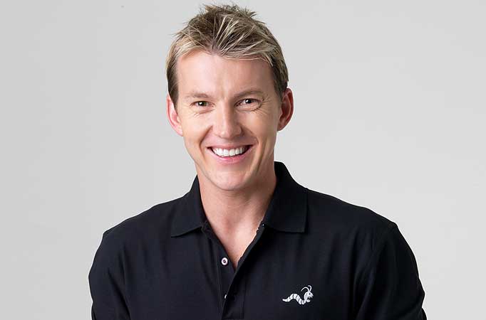 Australian cricketer Brett Lee 