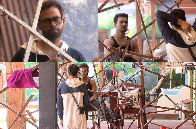 VJ andy and Asif in Bigg Boss house