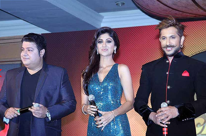 Sajid Khan, Shilpa Shetty and Terence Lewis