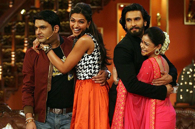 Ranveer Singh and Deepika Padukone have a blast on Colors