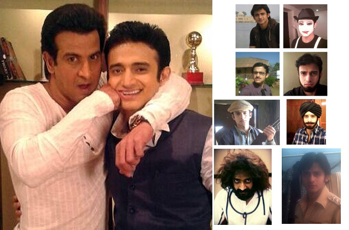 Ronit Roy and Romit Raj