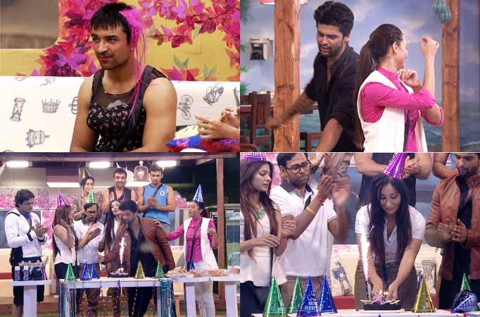 Celebration time in the Bigg Boss house