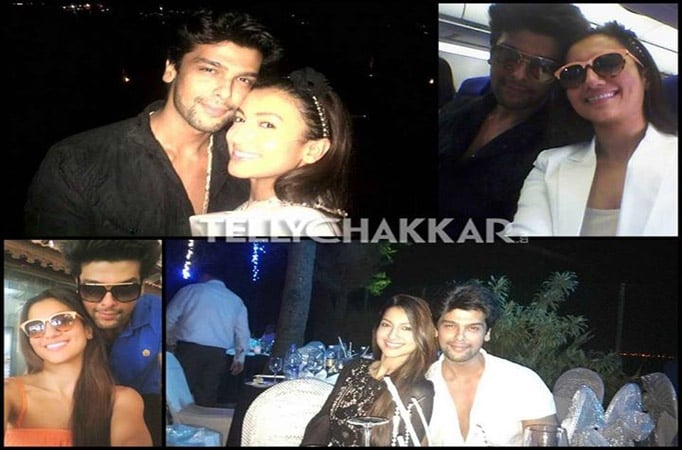 Kushal and Gauahar in Goa