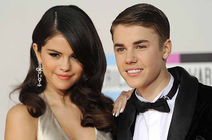 Justin Bieber and Selena Gomez 