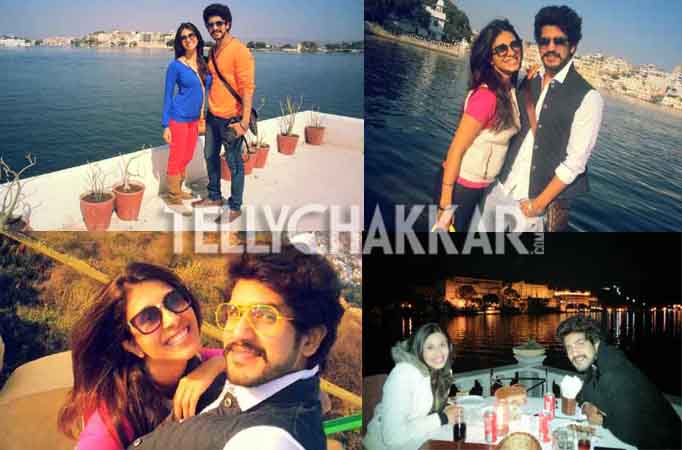 Kishwer Merchantt celebrating her birthday with beau Suyash Kumar at Udaipur 