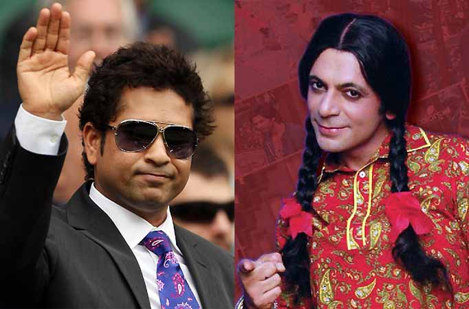 Sachin Tendulkar and Sunil Grover