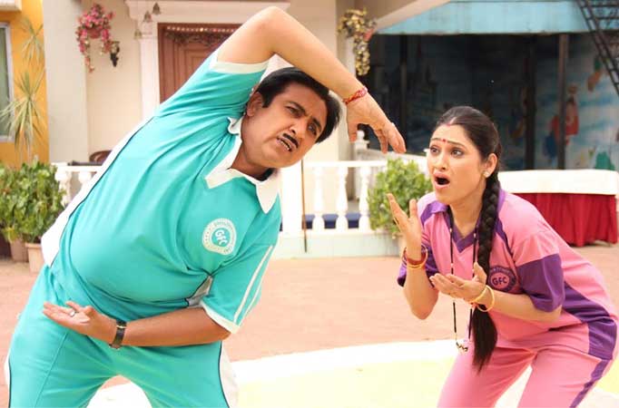 Dilip Joshi and Disha Vakani