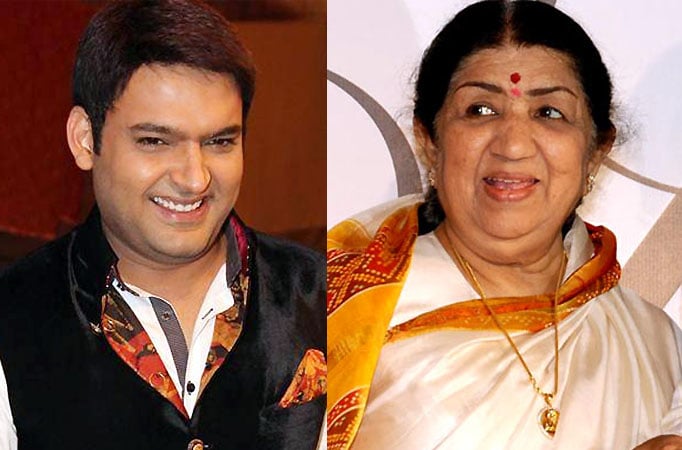 Kapil Sharma and Lata Mangeshkar