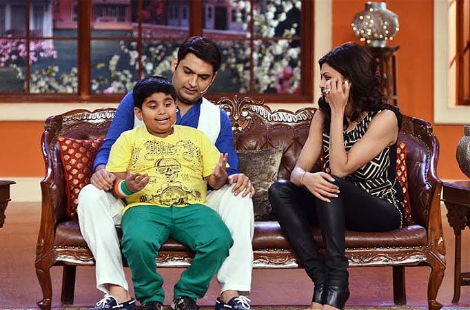 Sushmita Sen, Kapil Sharma and Akshat Singh