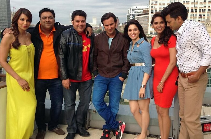 Cast of Humshakals on Sony TV