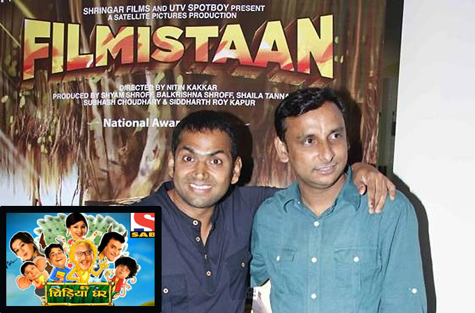 Sharib Hashmi and Inaamulhaq promote their movie Filmistaan on SAB TV