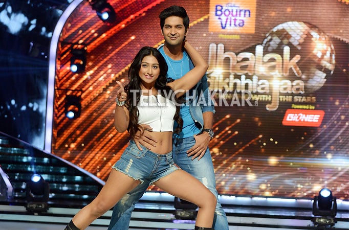 Purab Kohli with his dance partner Mohena Singh 