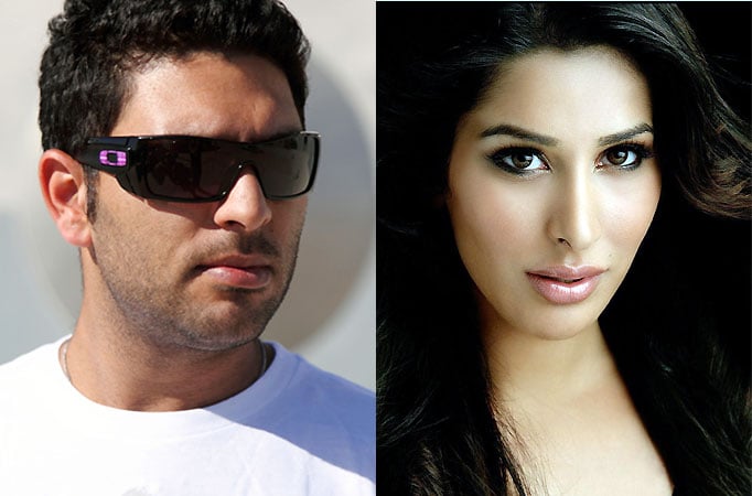 Yuvraj Singh and Sophie Choudry