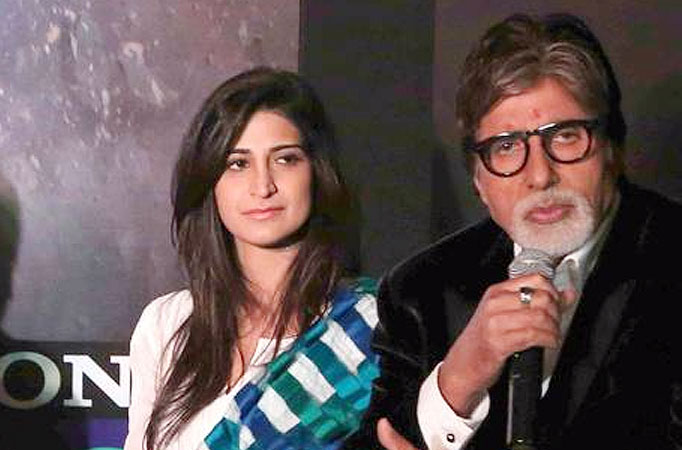 Aahana Kumra with Amitabh Bachchan