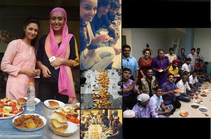 Iftaar party on the sets of Ye Hai Mohabbatein, Saraswatichandra, CID and Taarak Mehta