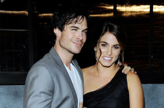 Nikki Reed and Ian Somerhalder