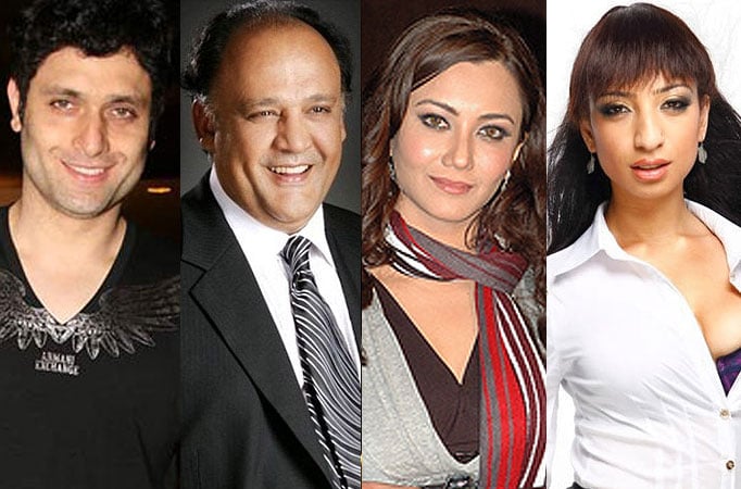 Shiney Ahuja, Alok Nath, Nausheen Ali Sardar and Shanti Dynamite 