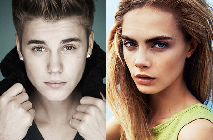 Justin Bieber and Cara Delevingne