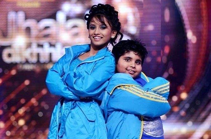 Akshat Singh with his Jhalak Choreographer Vaishnavi