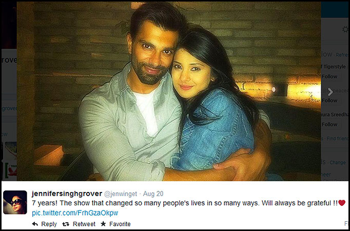 Karan Singh Grover and Jennifer Winget