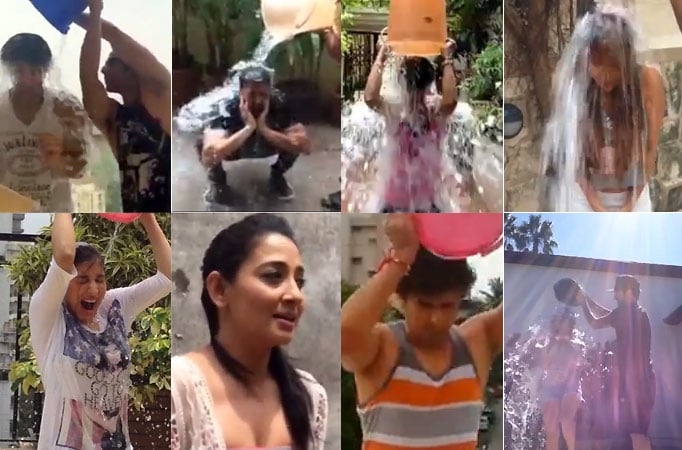 TV celebs take up the #IceBucketChallenge 