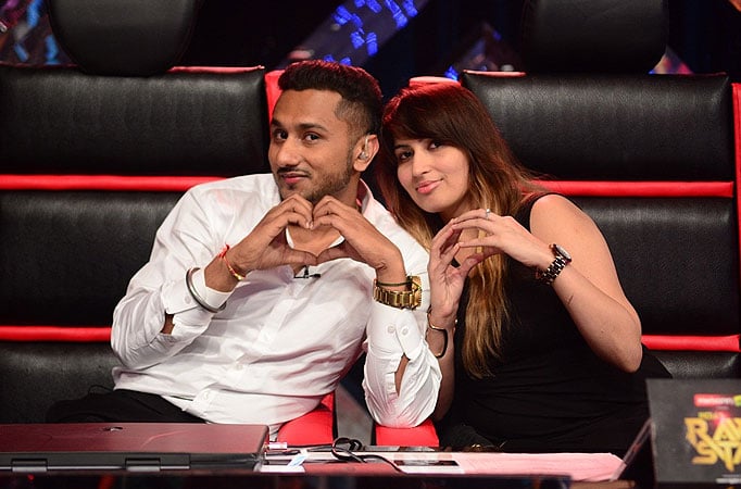 Honey Singh with wife Shalini