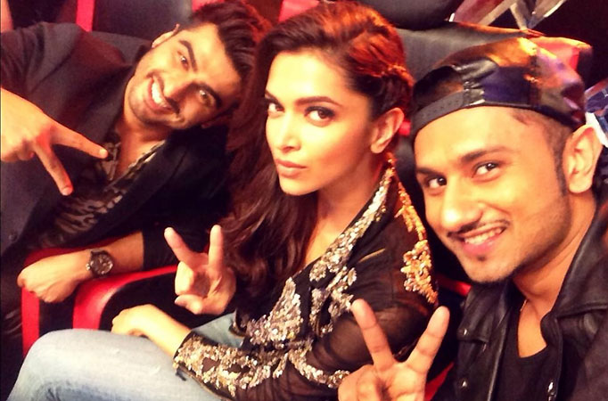 Arjun Kapoor, Deepika Padukone and Yo Yo Honey Singh