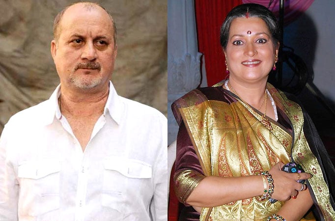 Raju Kher and Himani Shivpuri 