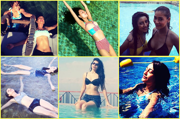 Instapics of TV hotties in Swimming Pool 