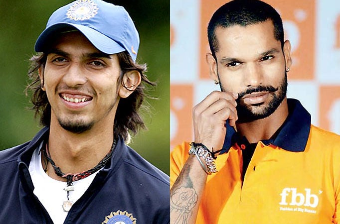 Ishant Sharma and Shikhar Dhawan 