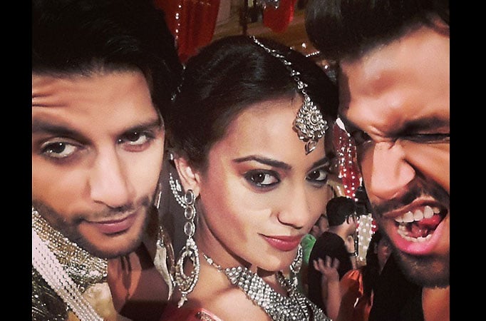 Karanvir Bohra, Surbhi Jyoti and Rithvik Dhanjani