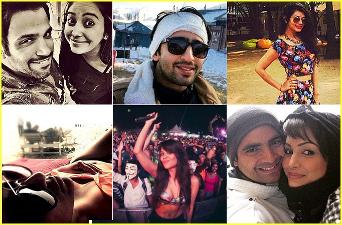 TV celebs are HOLIDAYING this New Year