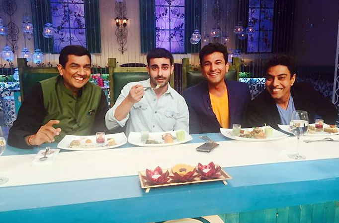 Gautam Rode on the sets of MasterChef India 4