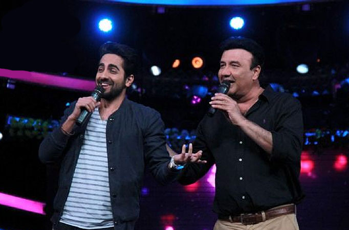 Ayushmann Khurrana and Anu Malik