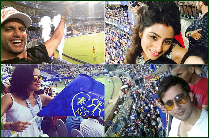 In Pics: TV stars enjoying #IPL matches