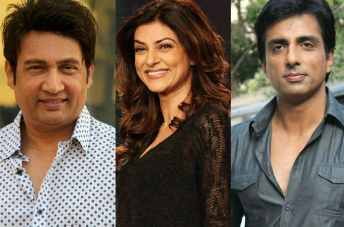 Sushmita Sen, Sonu Sood and Shekhar Suman