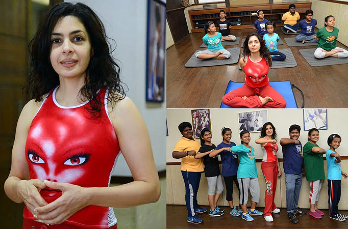 Nawaz Moni Singhania trains Indian Idol Junior contestants