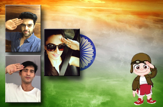 #IndependenceDay Special: #SaluteSelfie of TV Stars