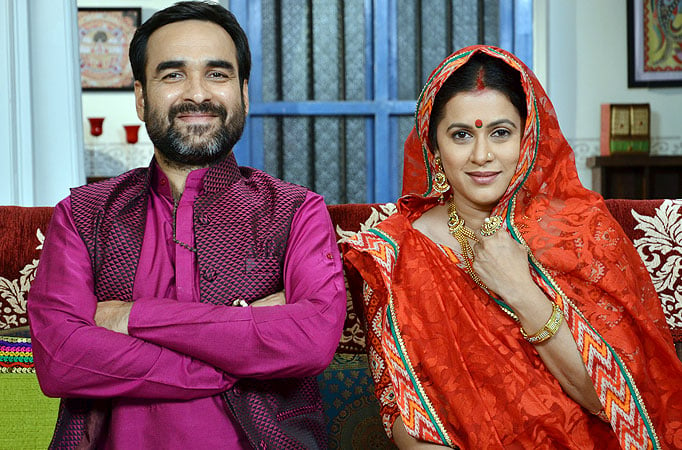 Pankaj Tripathi and Purva Parag