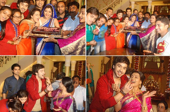 Celebration time on the sets of Thapki