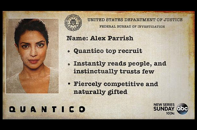 Priyanka Chopra reveals her 'Quantico' identity 