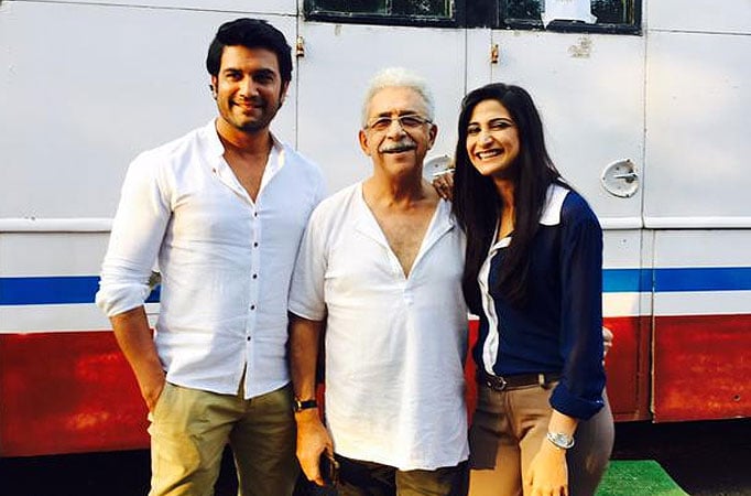 Sharad Kelkar, Naseeruddin Shah and Aahana Kumra