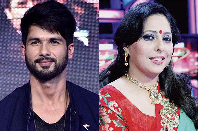 Shahid Kapoor and Geeta Kapur