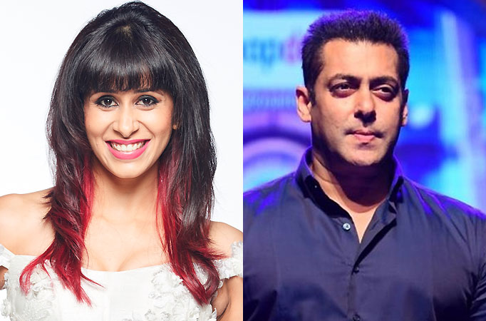 Kishwer Merchantt and Salman Khan